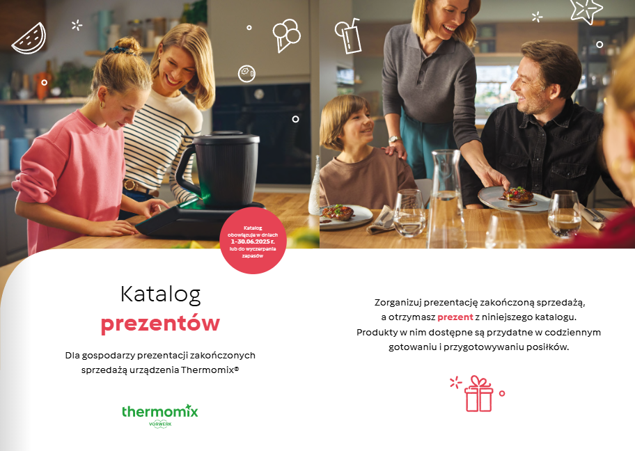 okładka katalogu prezentów thermomix
