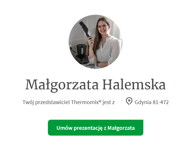 profil przedstawiciela Thermomix Małgorzata Halemska
