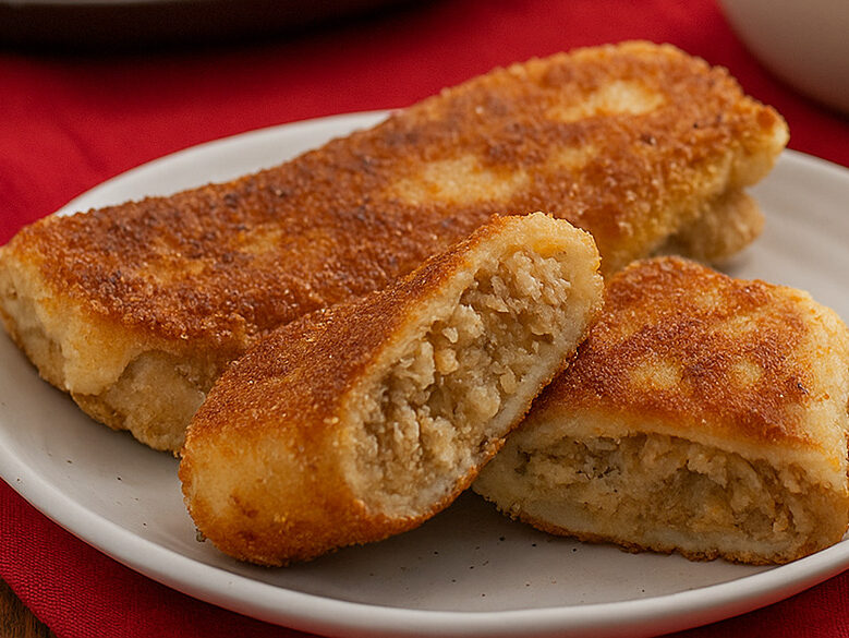 krokiety z kiszoną kapustą i ciecierzycą thermomix