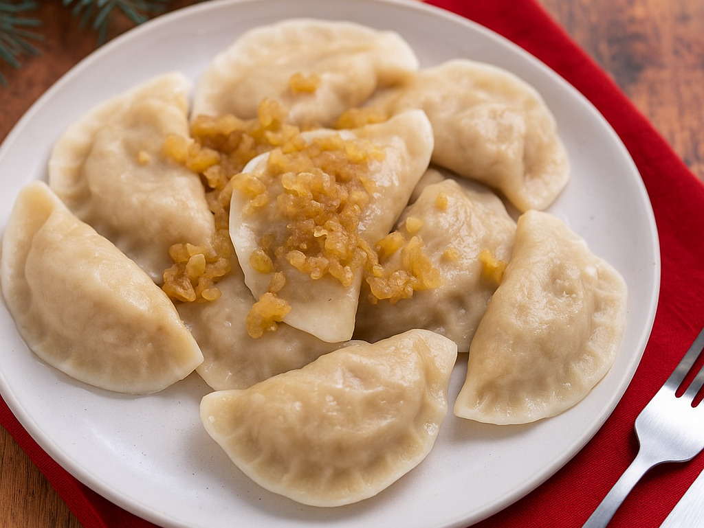 pierogi z kapustą i grzybami thermomix