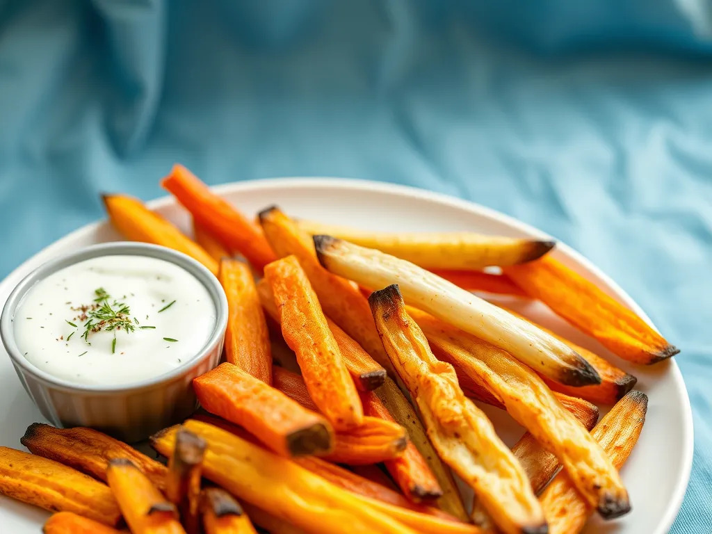 frytki z warzyw thermomix