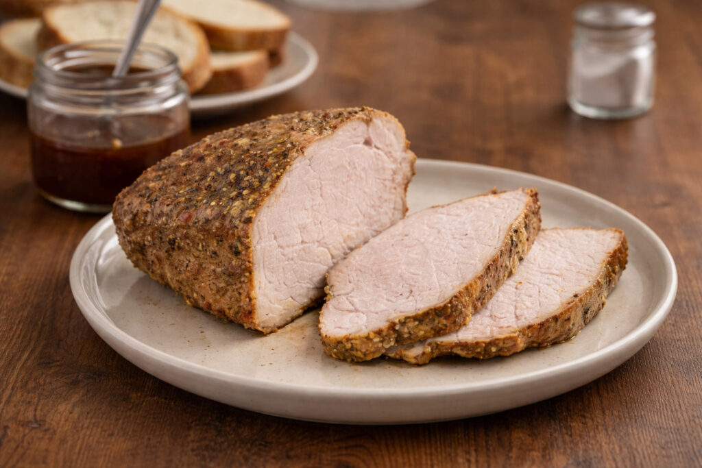 schab z varomy gotowany na parze